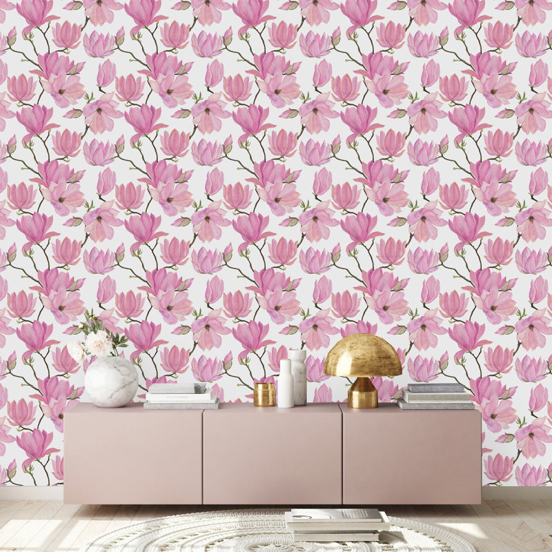 Floral Tile, 2.08' W x 10.42' L