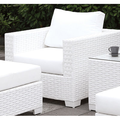 Chaise de patio avec coussins Darroch