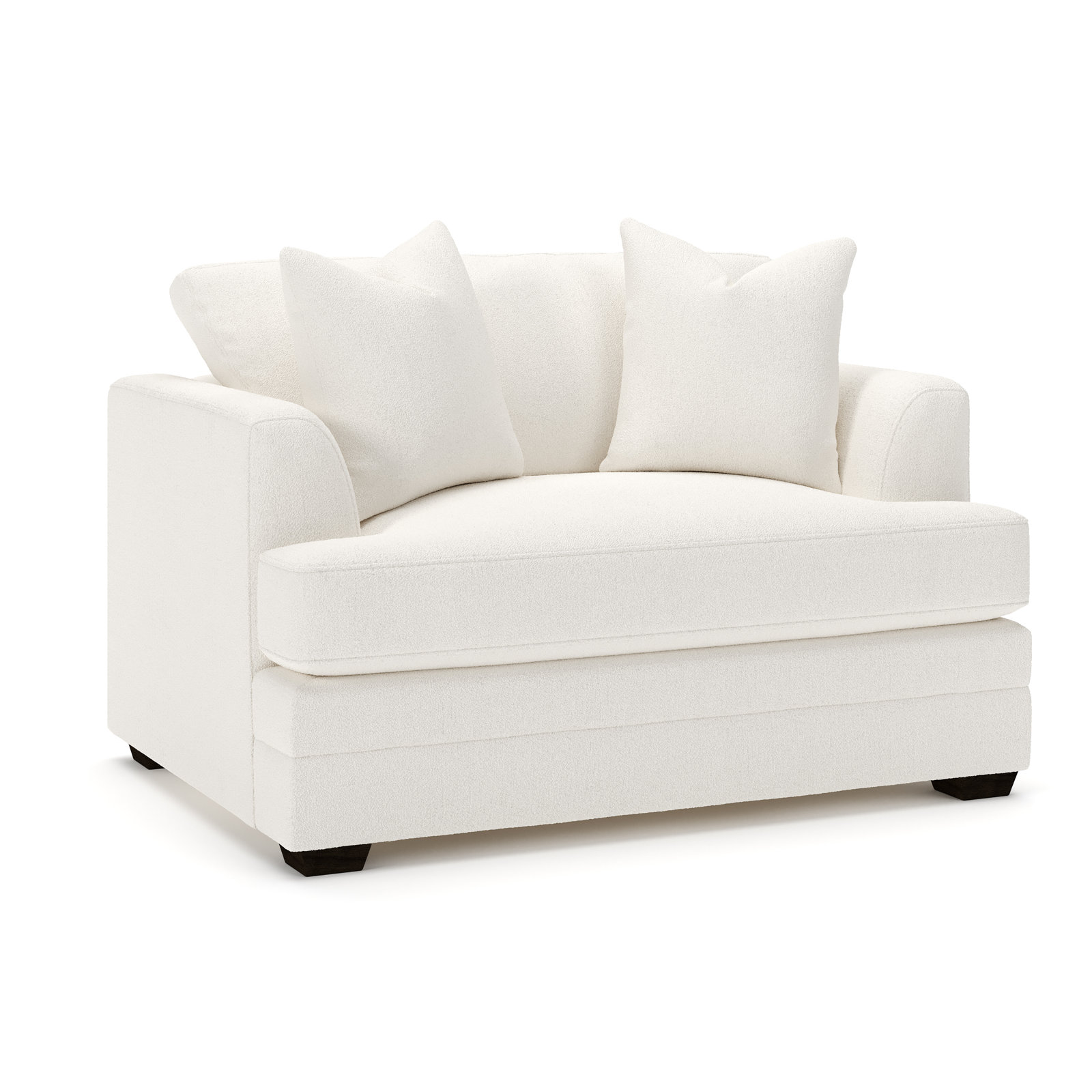 Edan Accent Chair, Apollo Alpaca Boucle