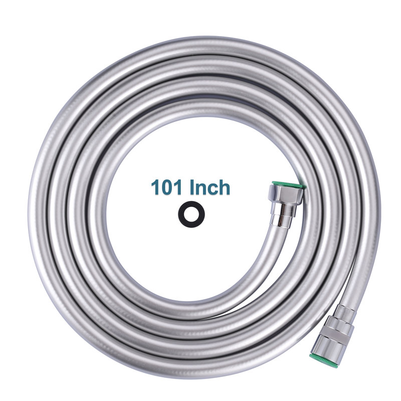 Extension de tuyau de pomme de douche pour le bain, Chrome chrome