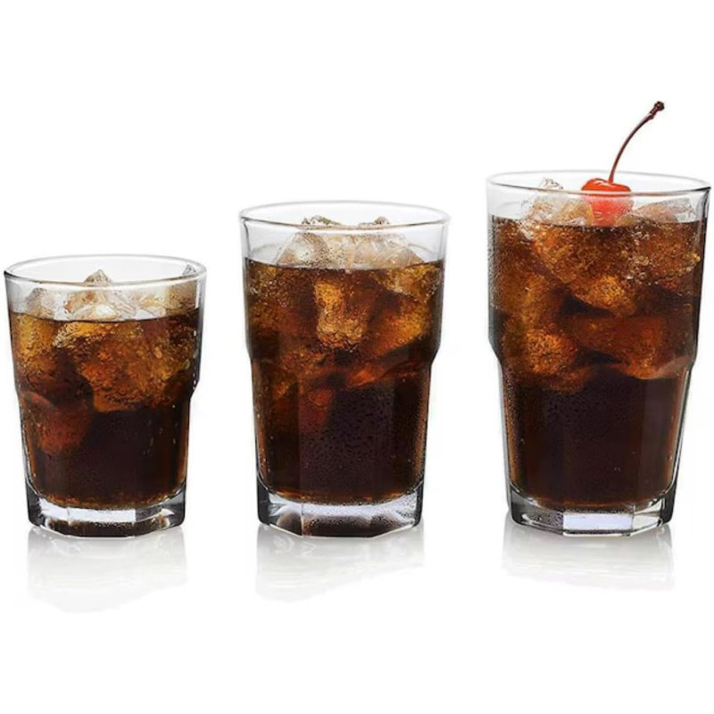 Ensemble de verres 18 pièces Better Chef - Ensemble de verres élégants et durables pour un usage quotidien