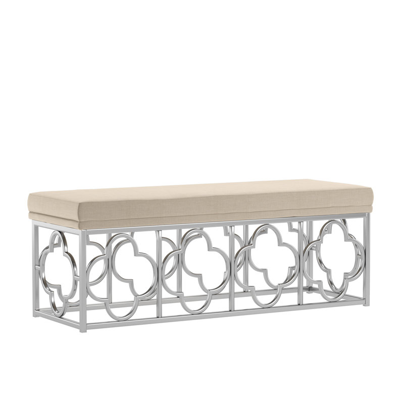 Banc rembourré Hayes, Beige