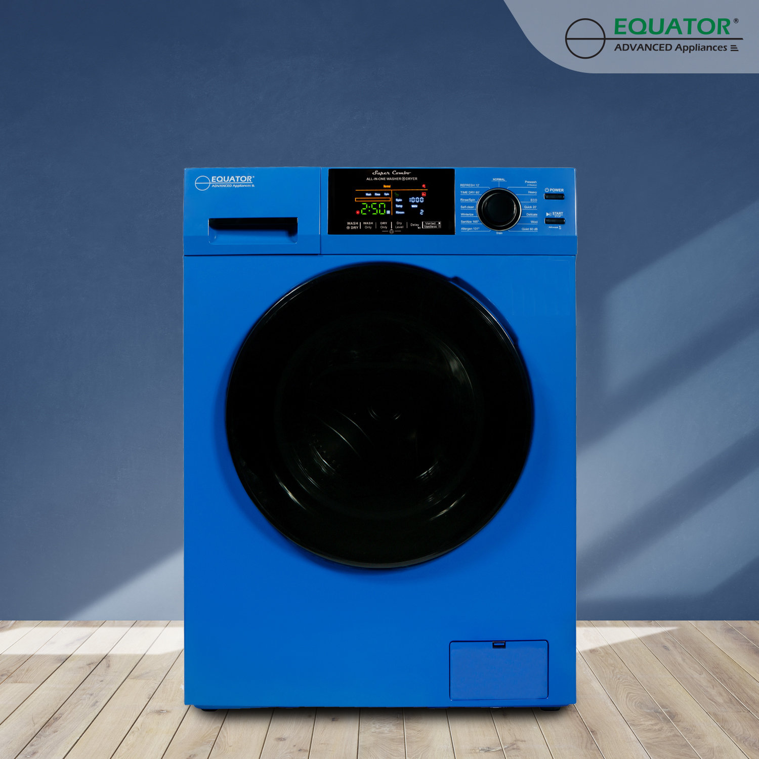 Equator Digital Compact 110V Vented/Ventless 18 lbs Combo Washer Dryer