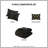 Luxurious Plush Bedding Sets, Black Gold, Modern Style, Home Comfort