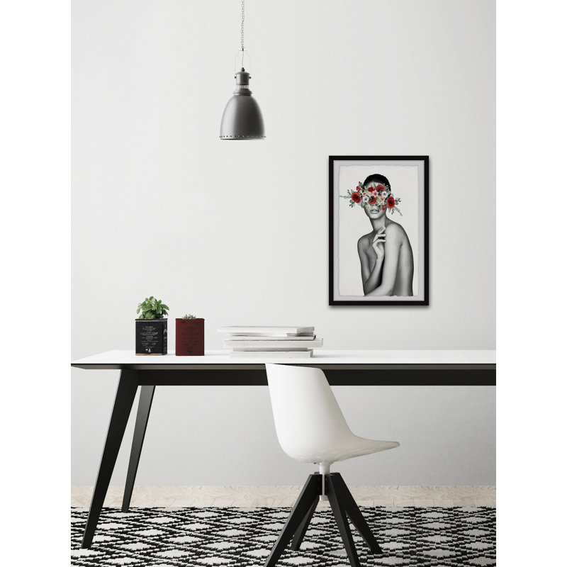 Floral Eyes by Parvez Taj - Single Picture Frame Print, 45cm H x 38cm W