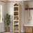 76" Tall Narrow Arched Bookcase（Set Of 2）-678103273