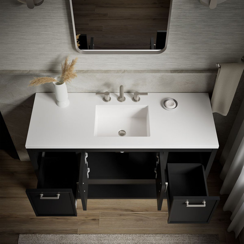 Winnow 48-In Bathroom Vanity Set, Slate Gray