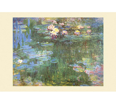 «Nymphéas» par Claude Monet, reproduction d'art