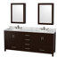 Sheffield 79" Double Bathroom Vanity Base Only-31336915