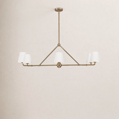 Kinston 6 - Light Metal Dimmable Chandelier