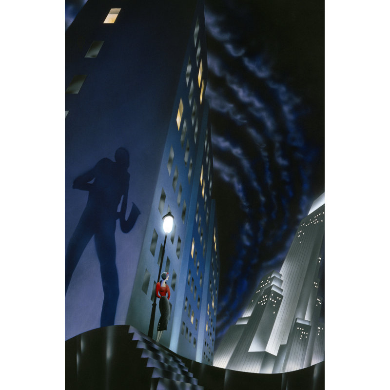 " The Shadow " by Robert Hoppe, 30" H x 20" W x 1.25" D