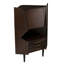 Armoire de bar d'angle