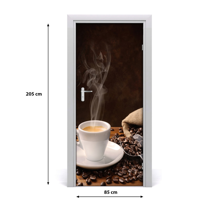 Coffee Pot Door Decal