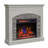 duraflame Wall Mantel Electric Fireplace, Fairfax Oak