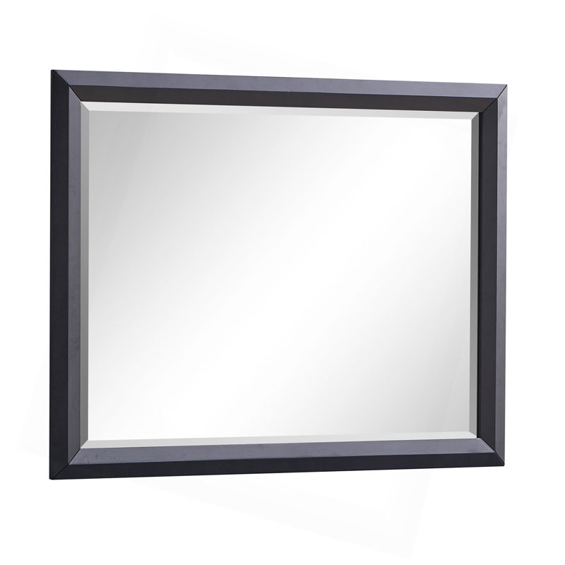 Miroir minimaliste, noir