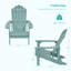 Chaise Adirondack en plastique Harb-1849433066