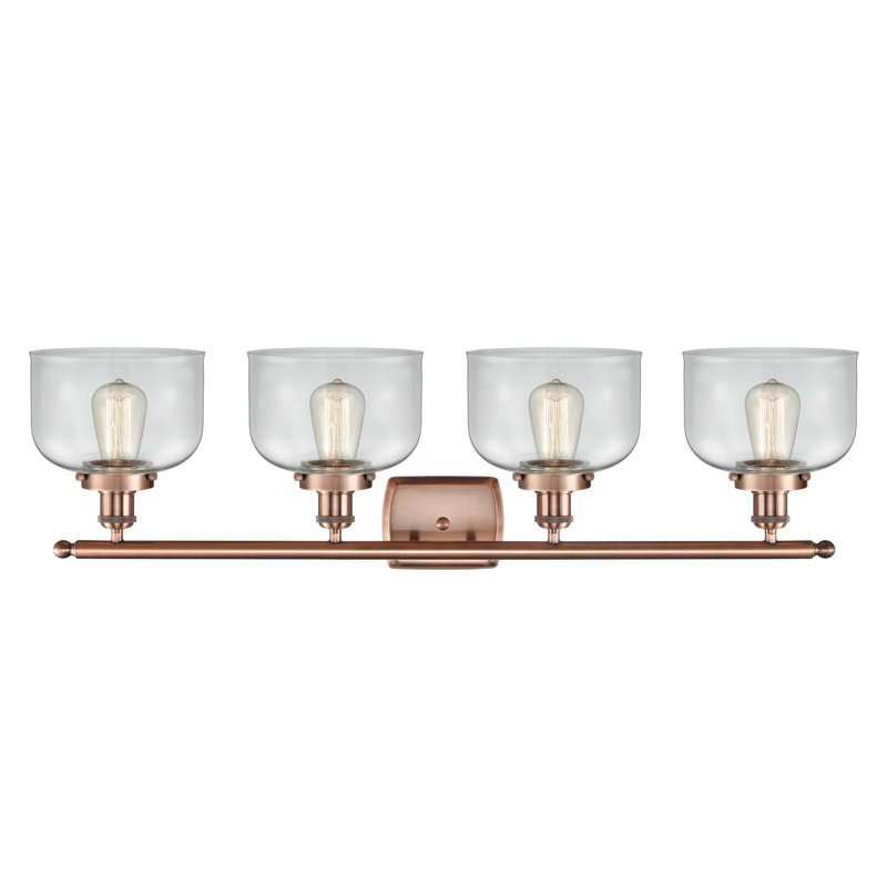 4 - Light Dimmable LED Bath Bar, Antique Copper