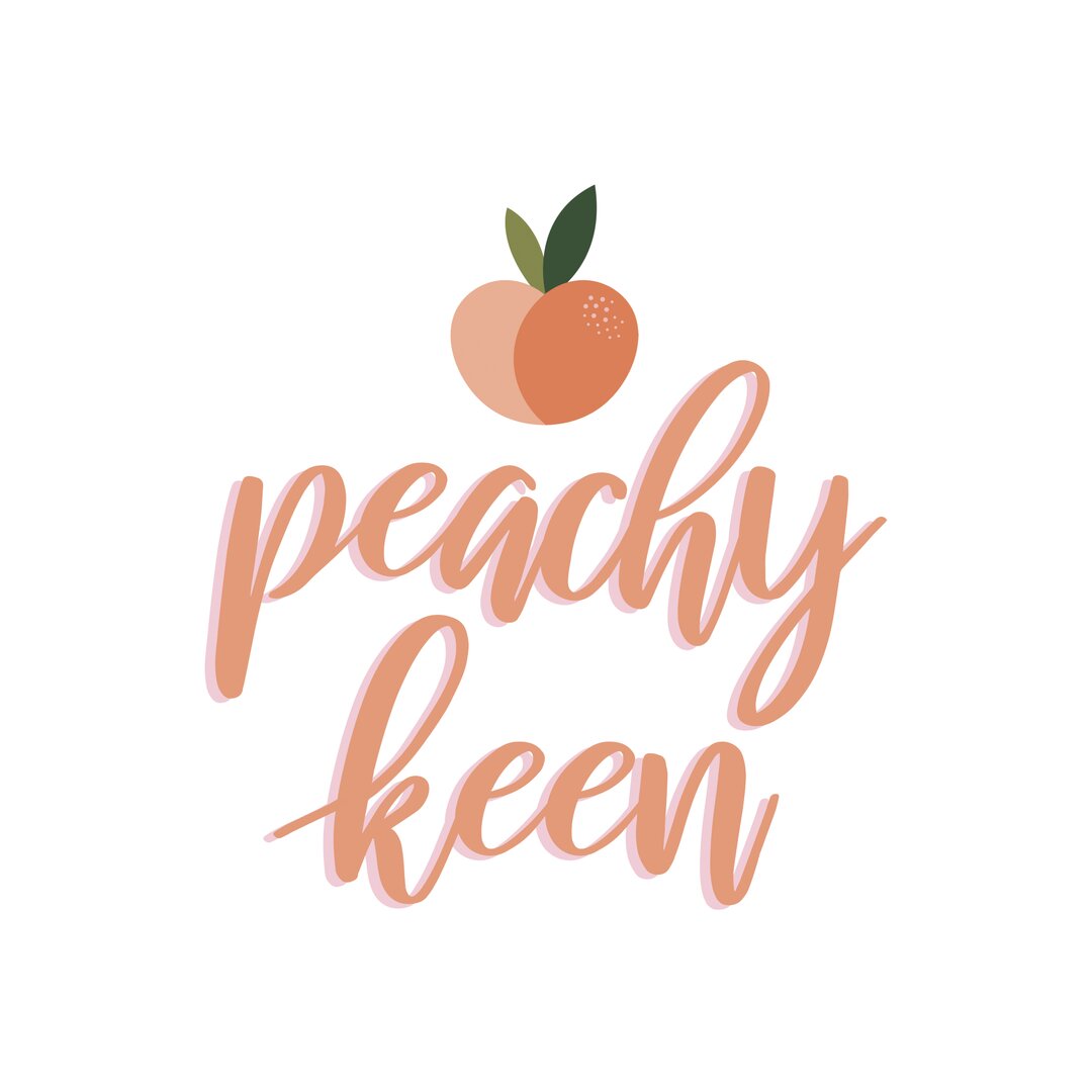 Leinwandbild Peachy Keen I von Grace Popp