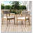 Acacia Wood Outdoor Dining Chairs-933431972