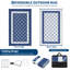 Tapis de paille en plastique imperméable Grid pour porche, terrasse, véhicule récréatif, balcon, cour arrière-912845539-912845543