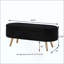 Banc de rangement avec repose-pieds ovale Luxury-1286283306