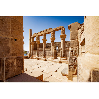 Floeter Philae, temple en Égypte, sur toile