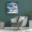 The Macneil Studio «Santa and Cat», art sur toile-313348984