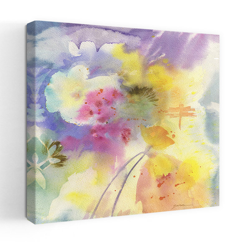 Libellule, art floral contemporain, H 18 po x l 18 po