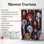 Neural Map - Premium Shower Curtain-2080940841