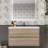 Emert 35.5 " W Wall Mounted 1 Single Vanity Bathroom Vanity With Acrylic Top-1304421309