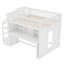 Lit mezzanine double en bois massif avec bureau mobile et tablettes-2034062991-2034062992