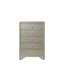Ensemble de chambre à coucher de luxe à panneau tapissier avec capitonnage à DEL de couleur champagne-948428649-948428652