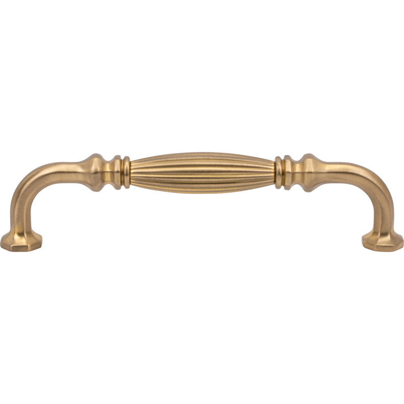 Roscato 6 5/16" Center to Center Pull, Satin Brass