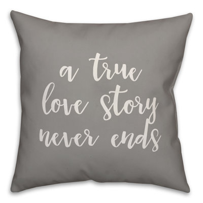  A True Storey Never Ends Throw Pillow