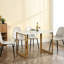 Nehuen Metal Base Dining Table-81809864