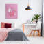 Impression sur toile Aw-247-Canvas Rose Disco Ball Groovy sur toile par Lil 'Rue-88095615