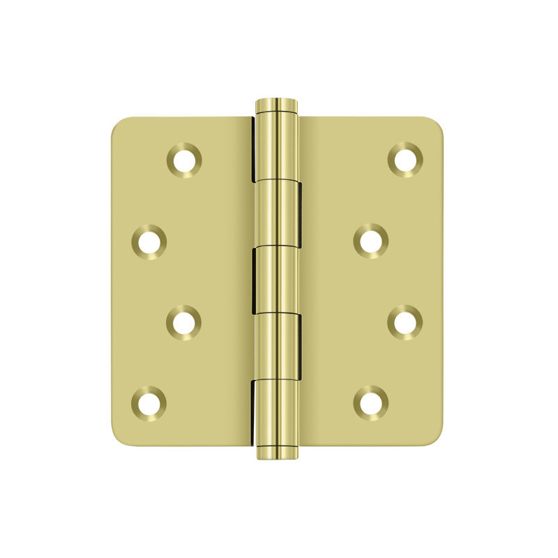 0.8'' x 2.5'' Brass Butt Bearing Hinge, Gold