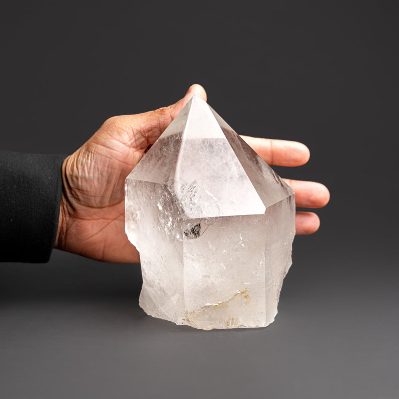 Genuine Polished Clear Quartz Point From Brazil (4.7 Lbs)