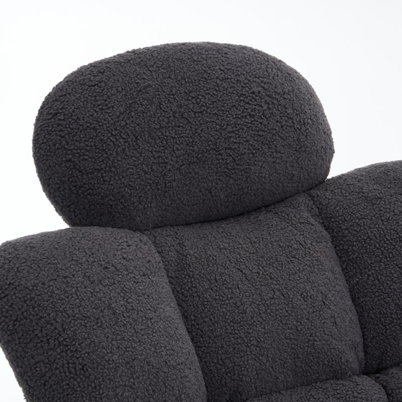 Rocking Chair, Dark Grey