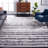 Bethlyn Striped Ivory/Charcoal Area Rug-19818339