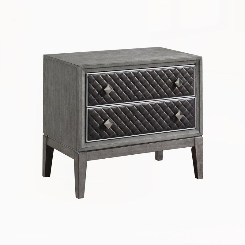 Table de chevet moderne avec tiroirs