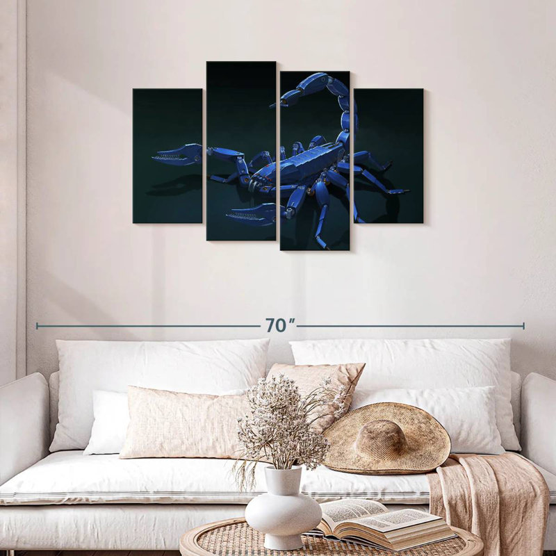 Kelan Metal Scorpion, 27" H x 43" W