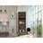 Virginia Double Door Storage Cabinet, Five Shelves-111835906