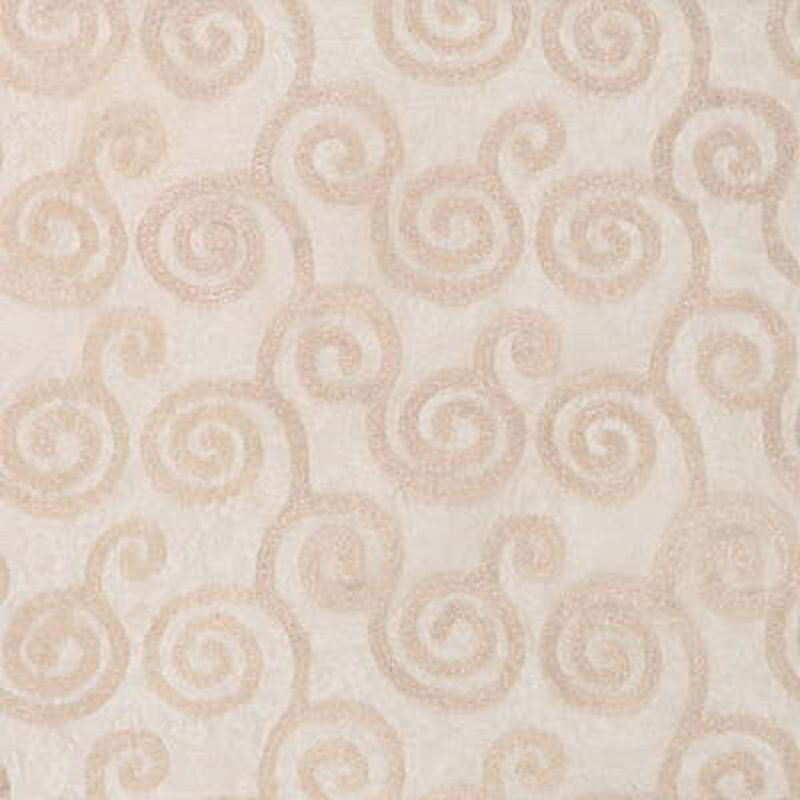 Filigree Sheer Fabric - Cream