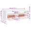 Liza  TV Cabinet with LED Lights 120x35x40 cm-1854113819