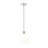 Jamuna 1 Polished Nickel Single Pendant-1389213717-1389213716