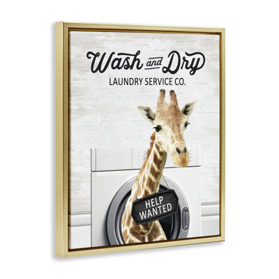 Cadre flottant Wash & Dry Laundry, conçu par Lettré et doublé