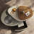 Modern simple rotating coffee table
