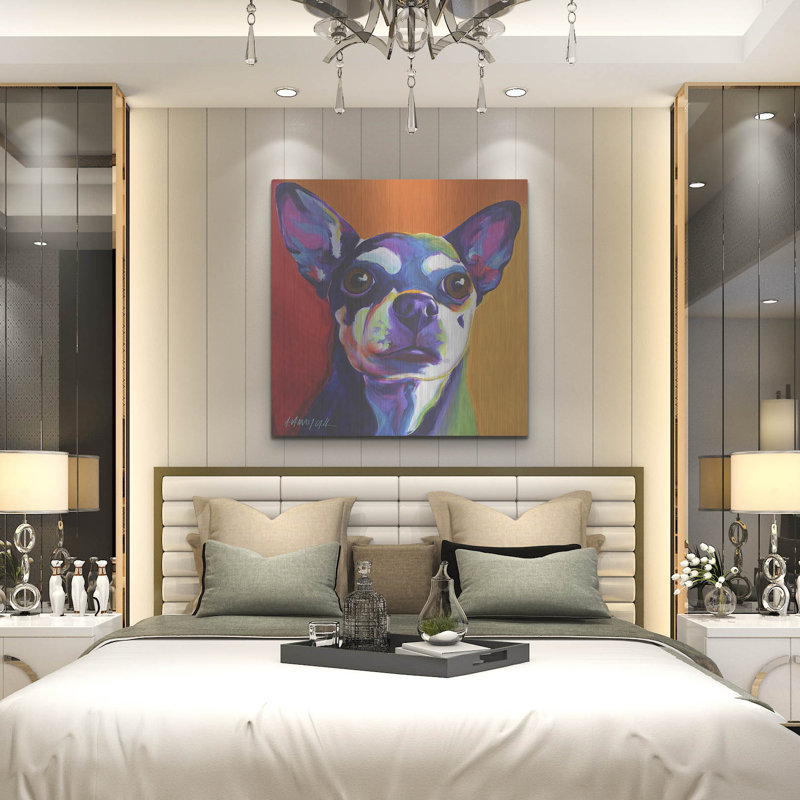 "Chihuahua - Dolce" par Dawg Painter, H 36 po x l 36 po