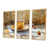 Toile naturelle avec cadre flottant